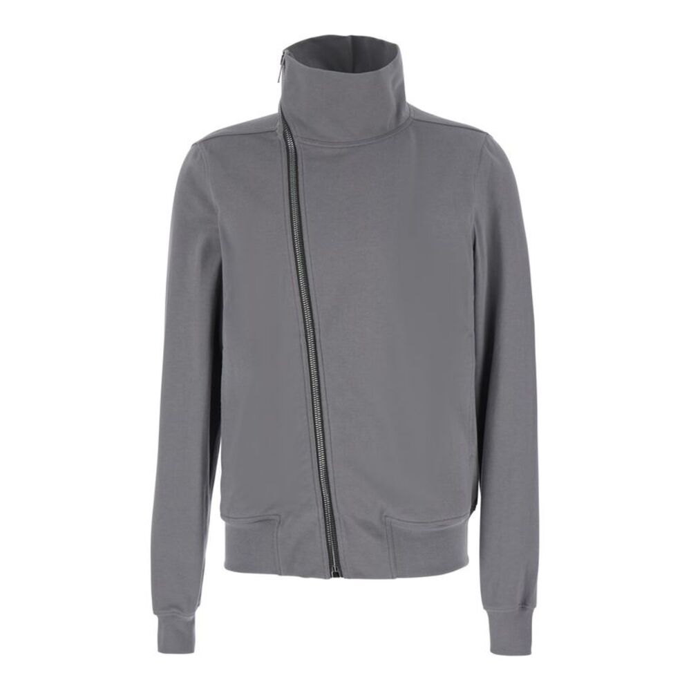 Rick Owens Men Bauhaus Jogger With Side Pockets, In Gray Cotton, Unisex